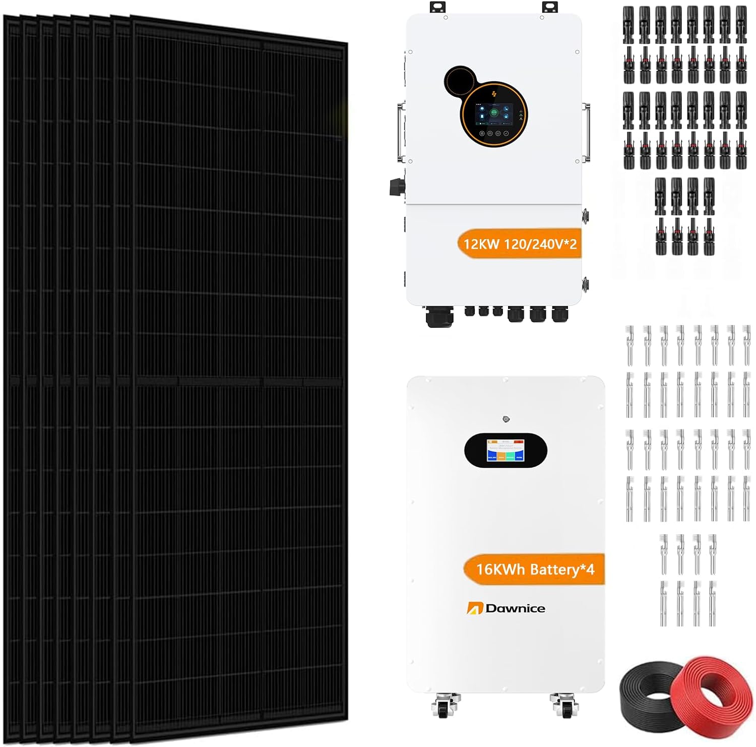 buy 17KW hybrid solar power system,should I buy a 17KW solar system,17KW solar system pros cons,17KW hybrid solar worth buying,best 17KW solar power kit,Dawnice 17KW solar system honest - detailed features and technical specifications
