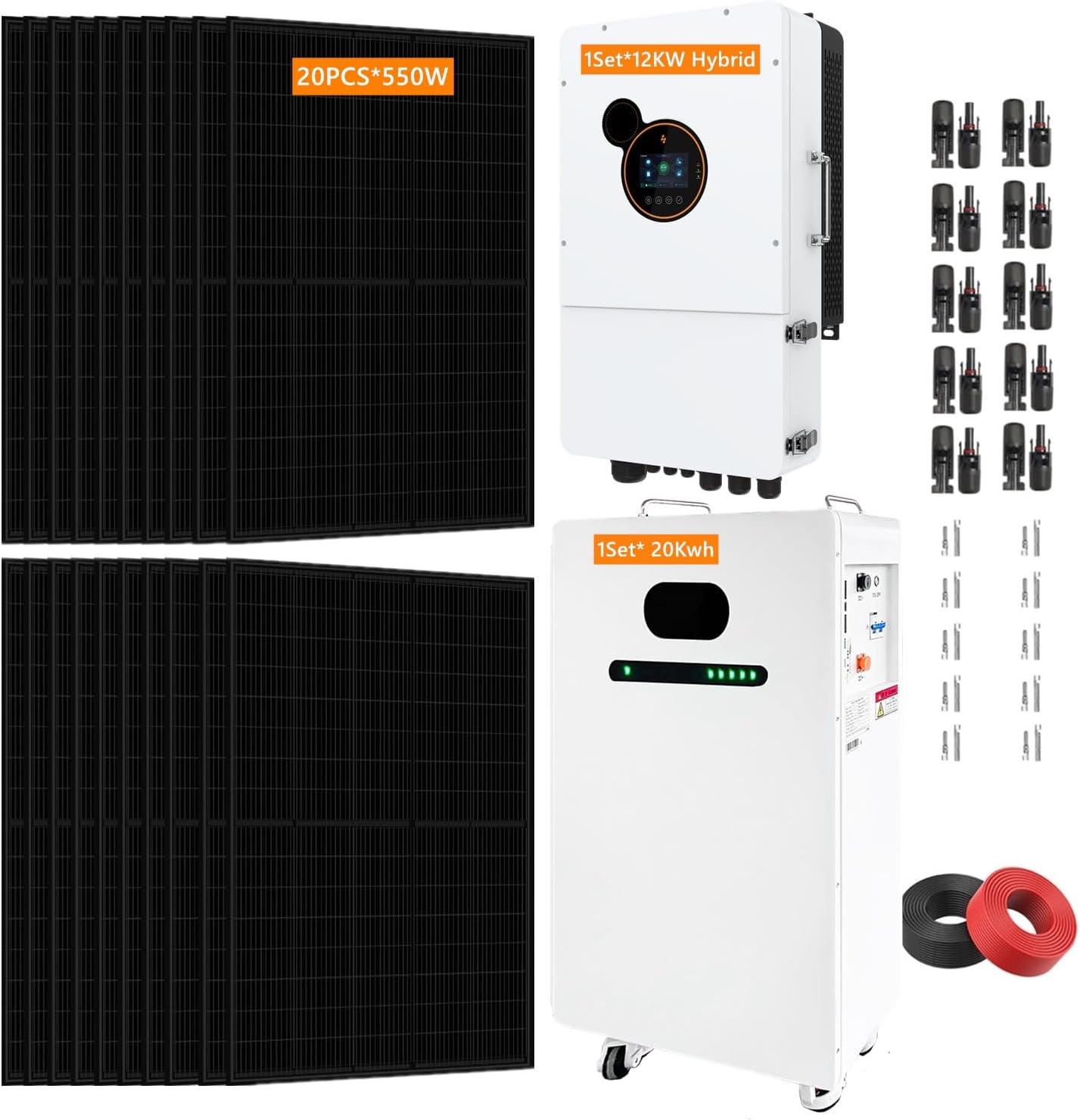 buy 20kwh hybrid solar system,20kwh solar system worth it,best hybrid solar power kit,Dawnice 20kwh system honest,20kwh solar system pros cons,should I buy a 20kwh solar system - detailed features and technical specifications