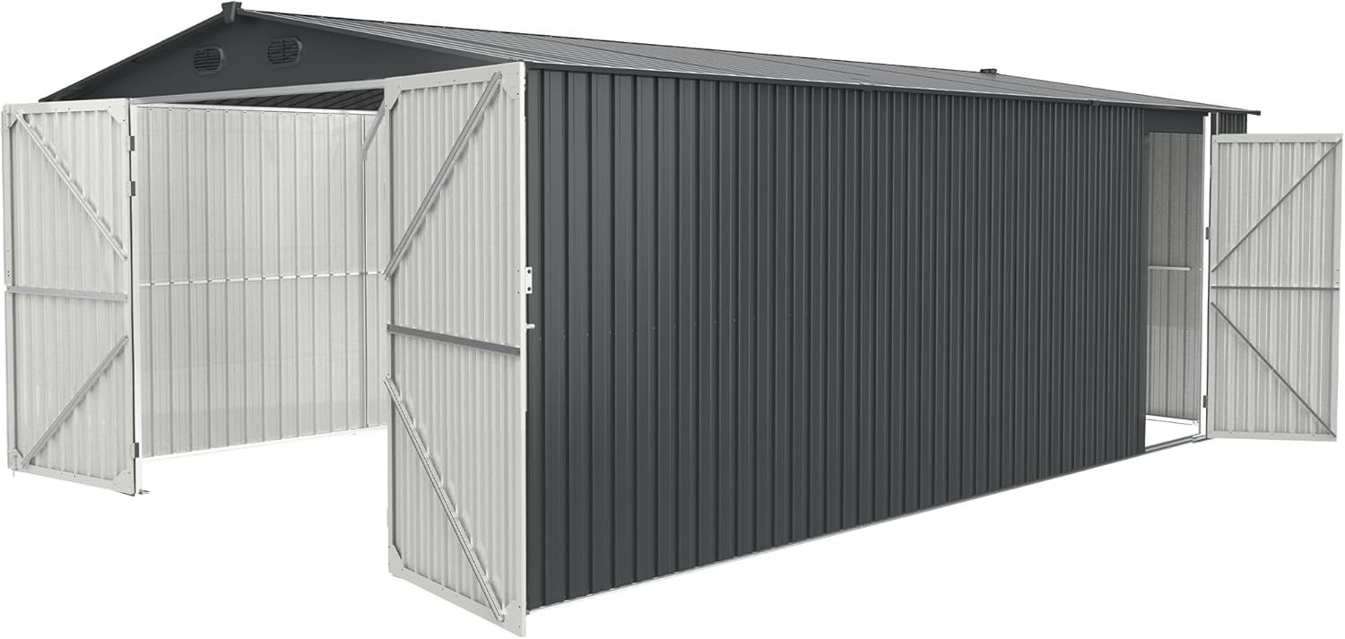 buy 20x13 metal storage shed,should I buy a 20x13 metal shed,20x13 metal shed vs wood,large metal garage shed pros cons,best 20x13 outdoor storage shed,13x20 metal shed worth buying - detailed features and technical specifications