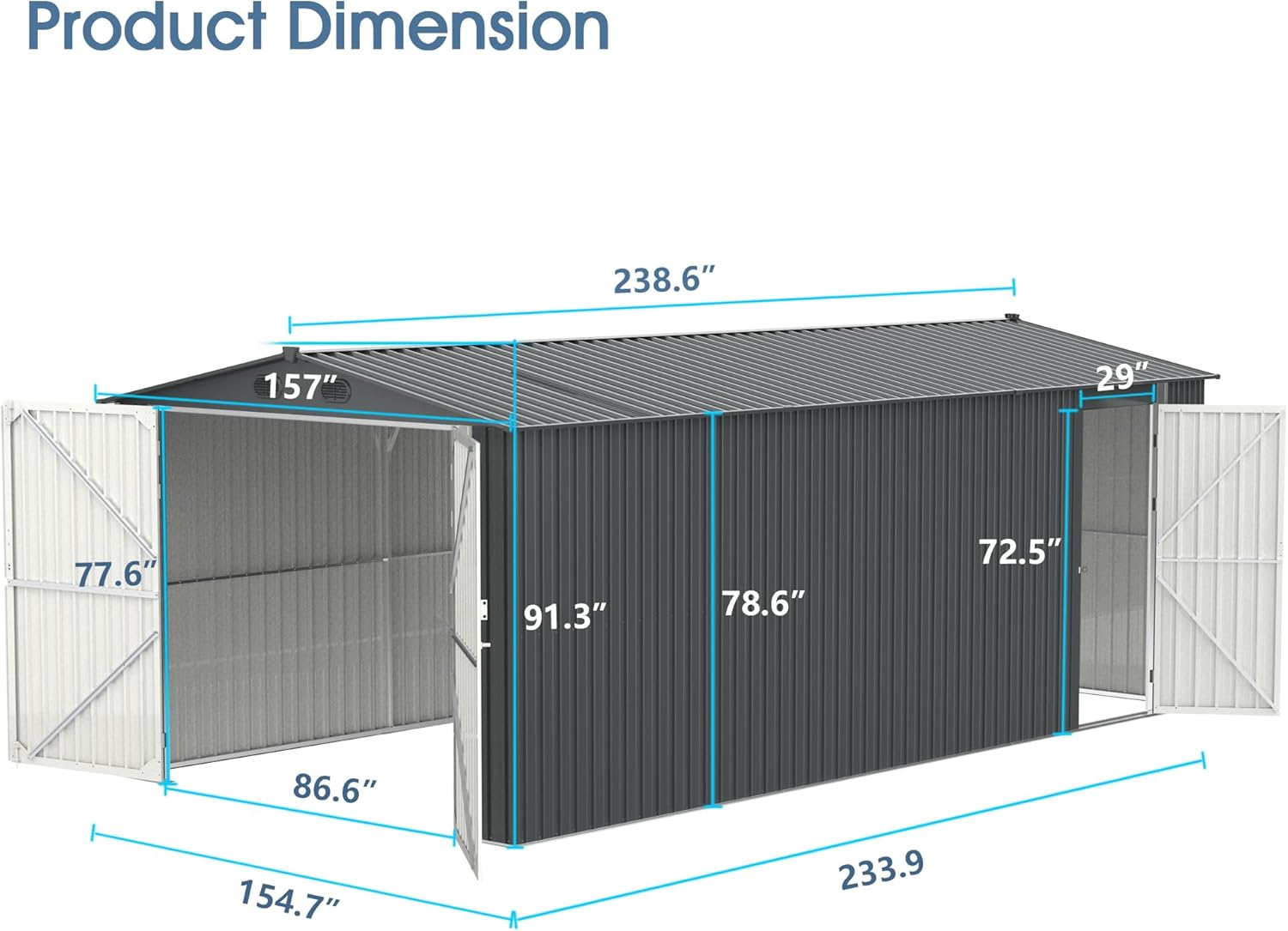 buy 20x13 metal storage shed,should I buy a 20x13 metal shed,20x13 metal shed vs wood,large metal garage shed pros cons,best 20x13 outdoor storage shed,13x20 metal shed worth buying unboxing and complete package contents