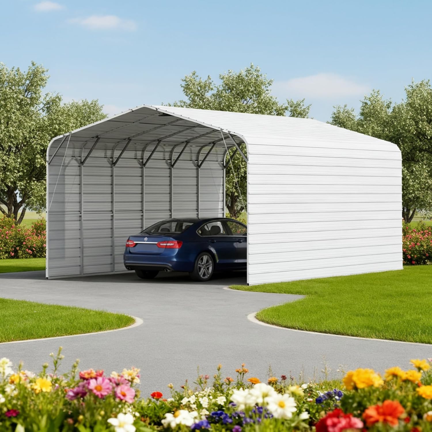 buy 20x30 heavy duty metal garage,20x30 metal garage pros cons,best all steel carport for trucks,heavy duty carport worth buying,DuraYu metal garage honest,20x30 enclosed garage vs alternatives unboxing and complete package contents