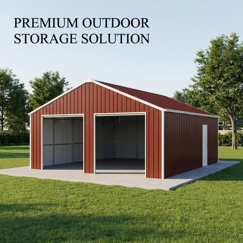 buy 22x23 metal garage shed,heavy duty prefab steel building,2 car workshop shed pros cons,trustmade metal garage worth buying,best metal garage for tractor storage,should I buy a metal garage shed performance testing and real-world results
