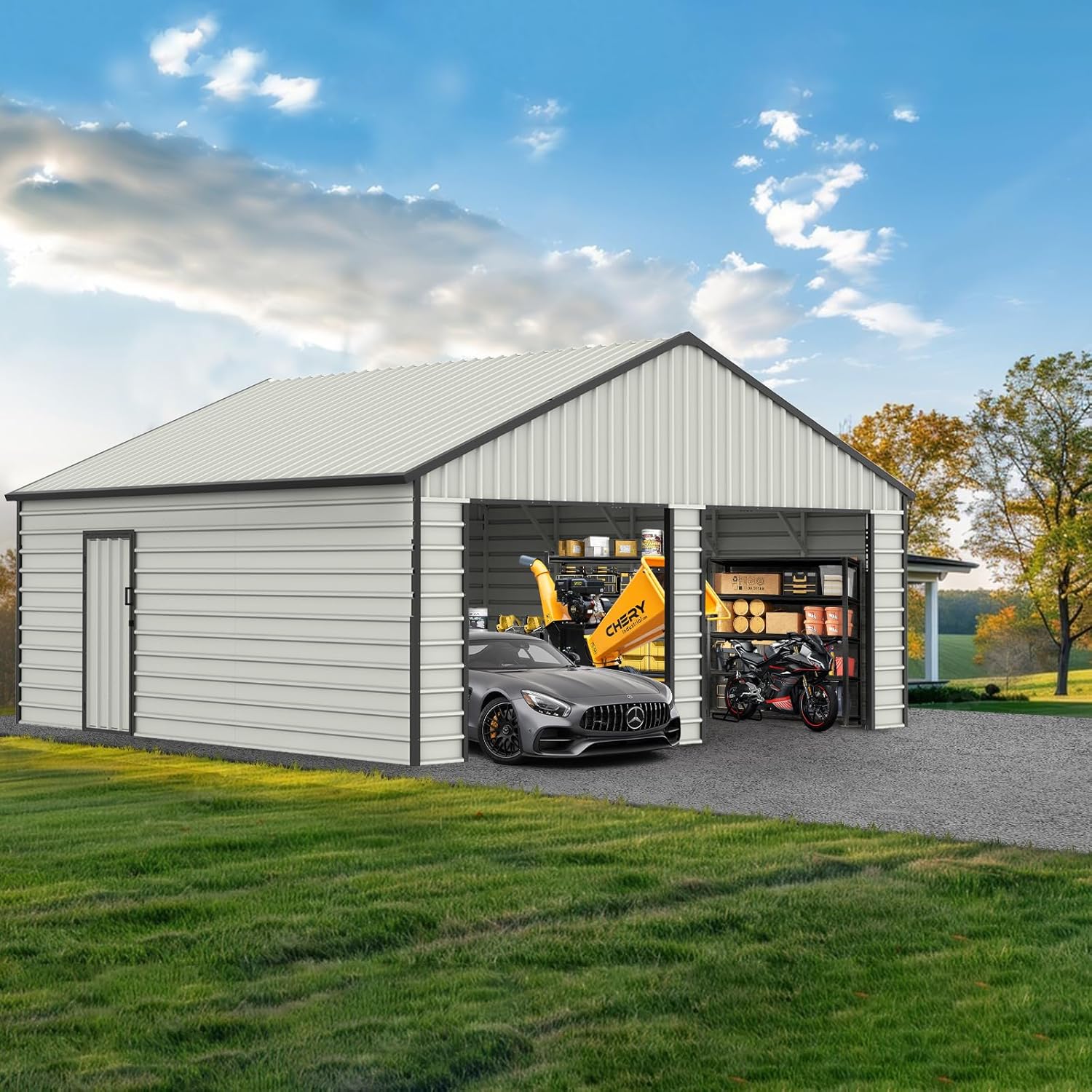 buy 23x22 double door metal shed,23x22 metal shed worth buying,best double door garage shed,23x22 metal shed pros cons,metal shed vs pole barn,should I buy a 23x22 metal shed - detailed features and technical specifications