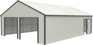 Image 1 of buy 25x33 double door garage shed