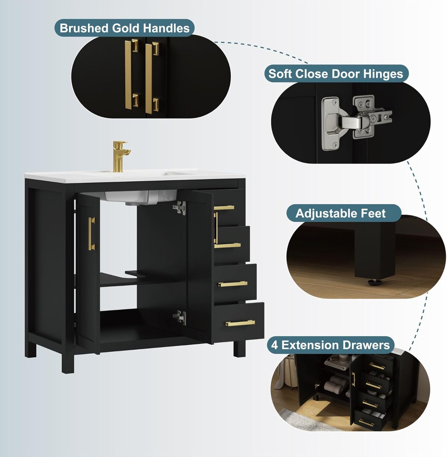 buy 36 inch black bathroom vanity,36 inch bathroom vanity worth buying,best black bathroom vanity cabinet,Deluxe Living vanity pros cons,should I buy a 36 inch vanity,36 inch vanity vs alternatives performance testing and real-world results