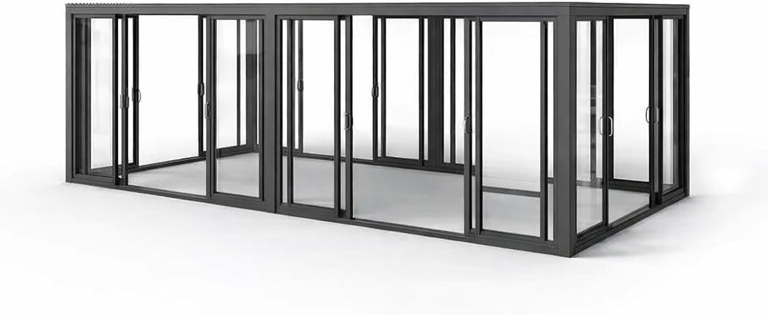 buy 360 glass pergola with louvered roof,360 glass pergola worth it,best 4 sided glass pergola,manual louvered roof pros cons,should I buy a panoramic glass pergola,20x10 glass pergola vs alternatives - detailed features and technical specifications