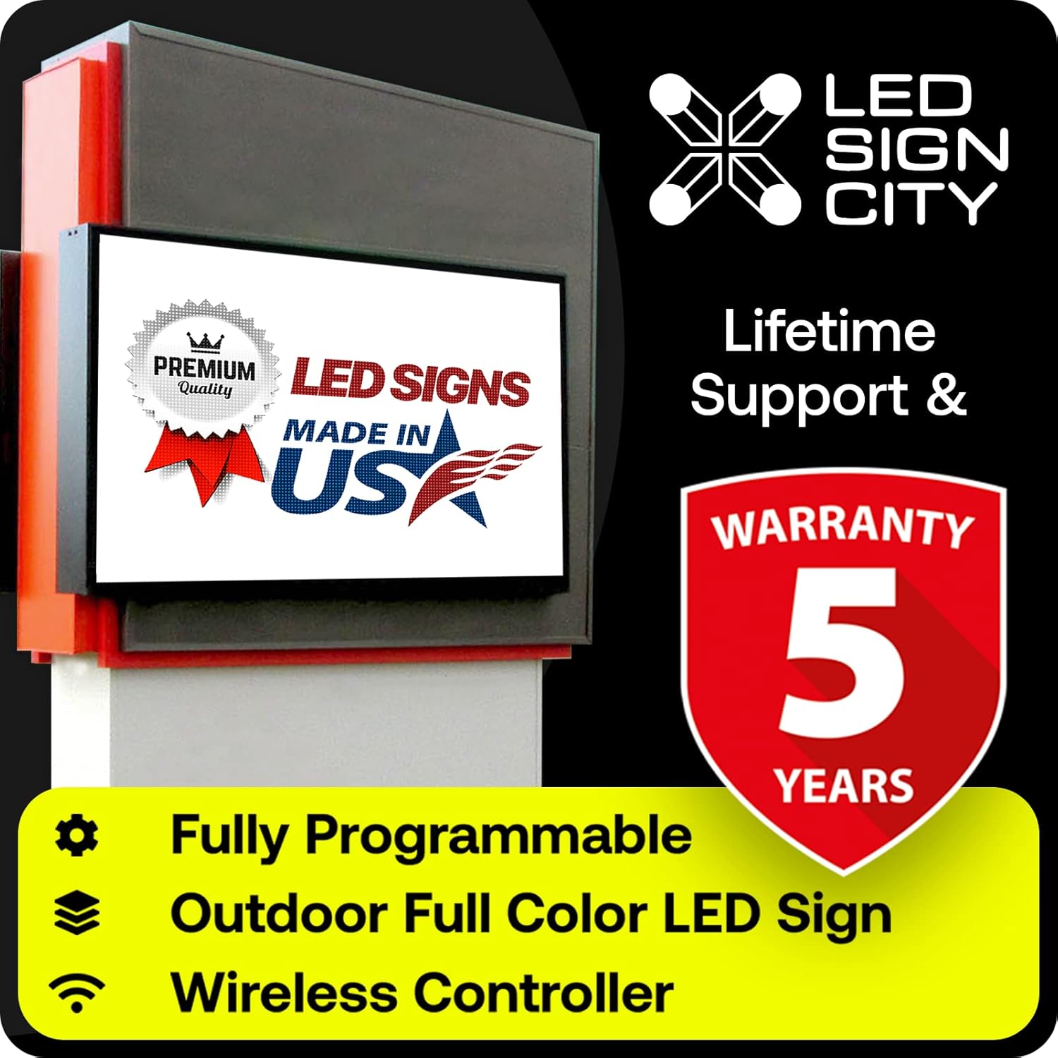 buy 5x7 outdoor LED sign,5x7 LED sign worth buying,best outdoor LED display,P10 LED sign pros cons,should I buy a 5x7 LED sign,5x7 vs 10x10 LED sign performance testing and real-world results