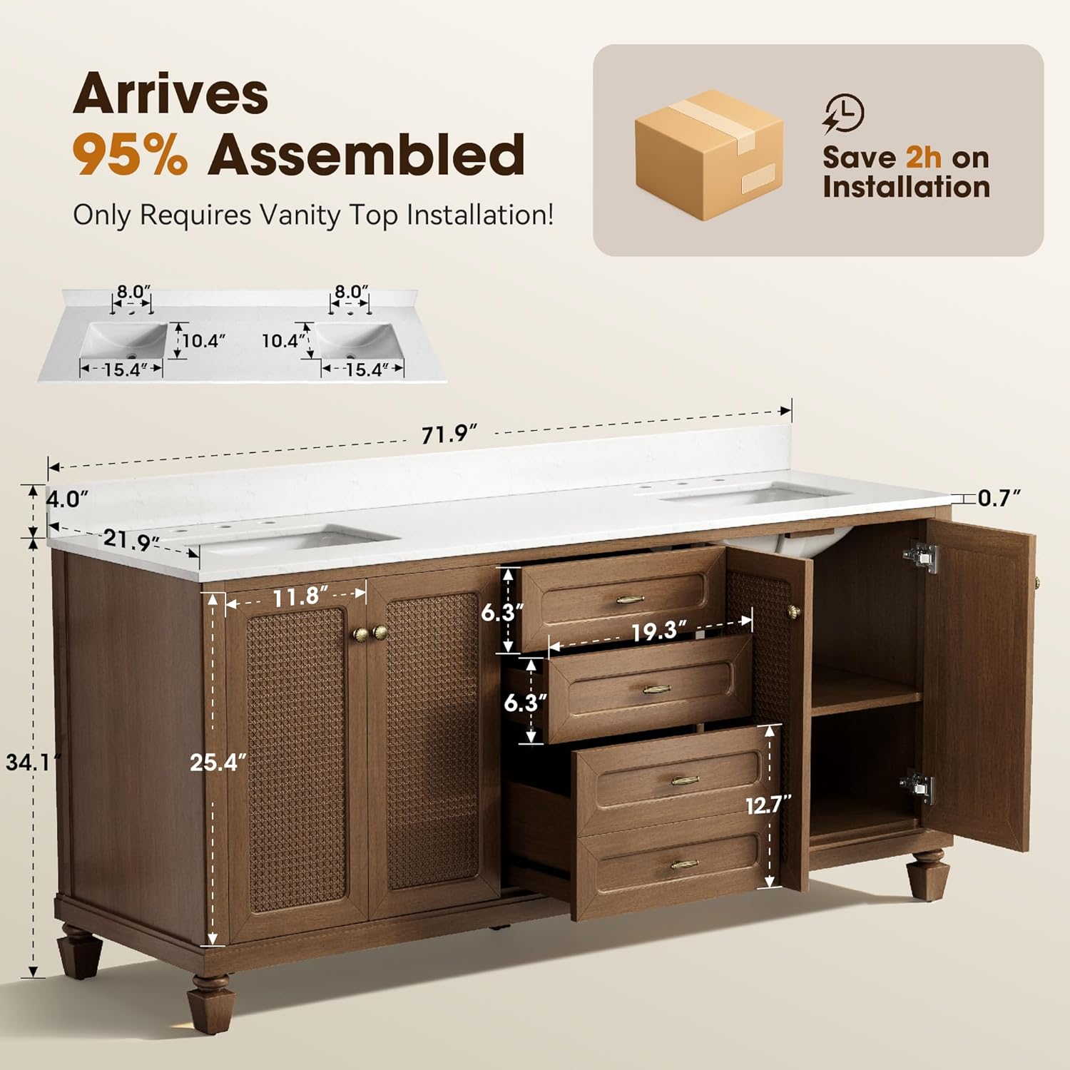 buy 72 inch double sink vanity,72 inch bathroom vanity worth buying,double sink vanity pros cons,Alphabath vanity honest assessment,best 72 inch bathroom cabinet,should I buy a 72 inch vanity unboxing and complete package contents