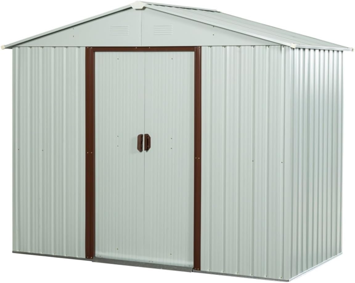 buy 8x4 metal storage shed,best outdoor storage shed,8x4 metal shed worth it,metal garden shed pros cons,compact tool shed vs plastic,should I buy a metal storage shed - detailed features and technical specifications