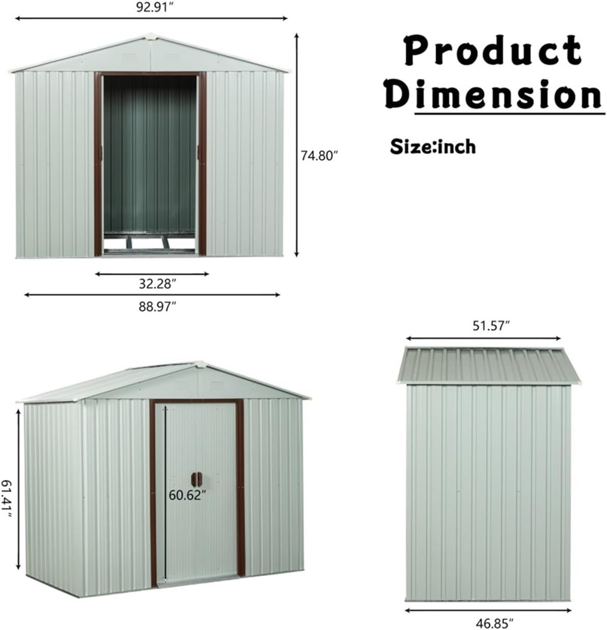 buy 8x4 metal storage shed,best outdoor storage shed,8x4 metal shed worth it,metal garden shed pros cons,compact tool shed vs plastic,should I buy a metal storage shed unboxing and complete package contents