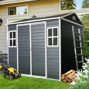 Image 1 of buy 8x6 resin storage shed
