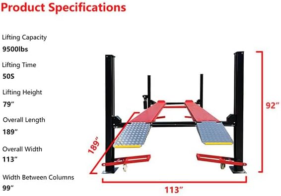 Step-by-step guide for buy 9500lb 4 post lift,should I buy a 4 post lift,9500lb lift pros cons,best portable garage lift,DMC-FPPS lift worth buying,4 post lift vs 2 post - complete tutorial