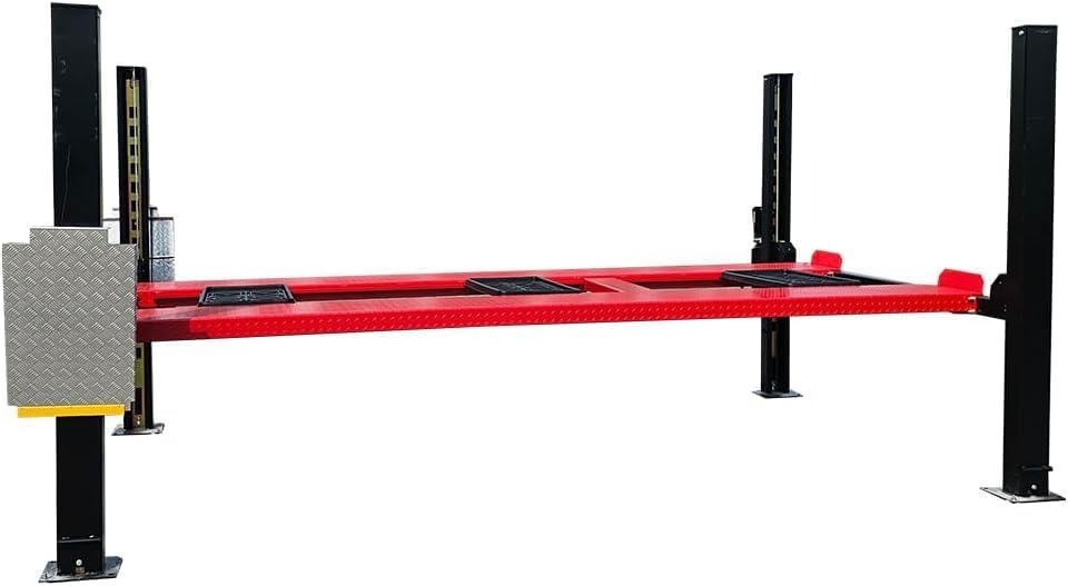 buy 9500lb 4 post lift,should I buy a 4 post lift,9500lb lift pros cons,best portable garage lift,DMC-FPPS lift worth buying,4 post lift vs 2 post performance testing and real-world results