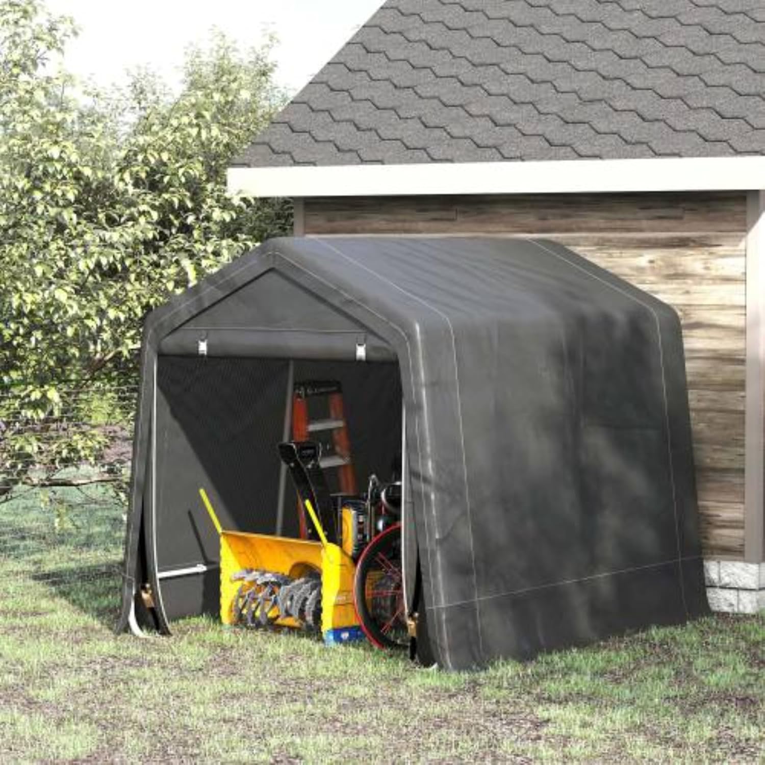 buy 9x8 carport portable garage,9x8 carport worth buying,best portable garage for motorcycles,heavy duty storage tent pros cons,9x8 carport vs metal shed,should I buy a carport tent - detailed features and technical specifications