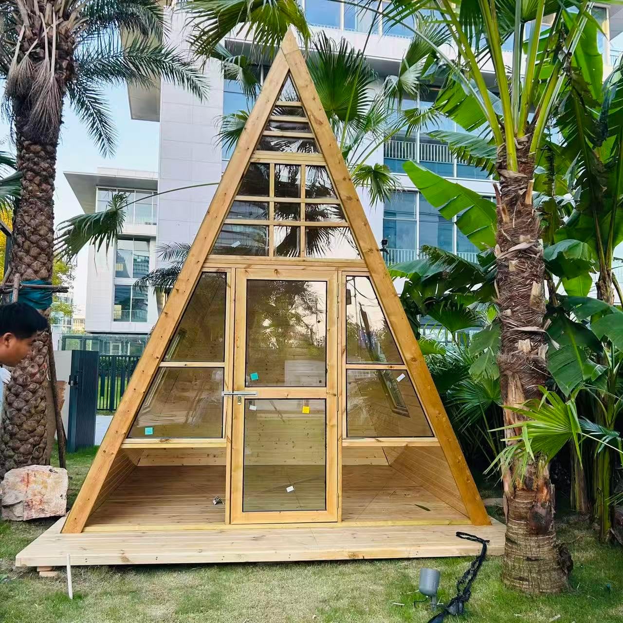 Reviews - Buy A-Frame Wooden Cabin: Honest Pros & Cons & Our Experience buy A-frame wooden cabin,A-frame cabin worth buying,best outdoor wooden cabin,A-frame cabin pros cons,A-frame vs other garden studios,should I buy an A-frame cabin - detailed features and technical specifications