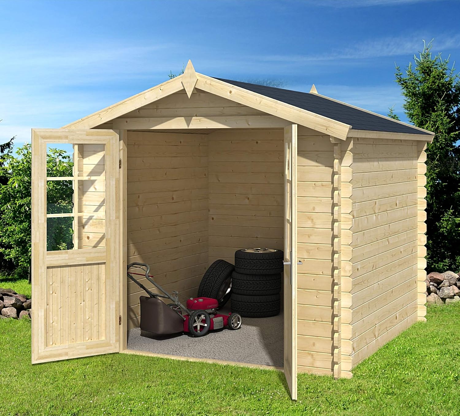 buy Allwood Morava A shed,should I buy Allwood Morava A,Allwood Morava A pros cons,Allwood Morava A worth buying,best wooden garden shed,Allwood vs Tuff Shed unboxing and complete package contents