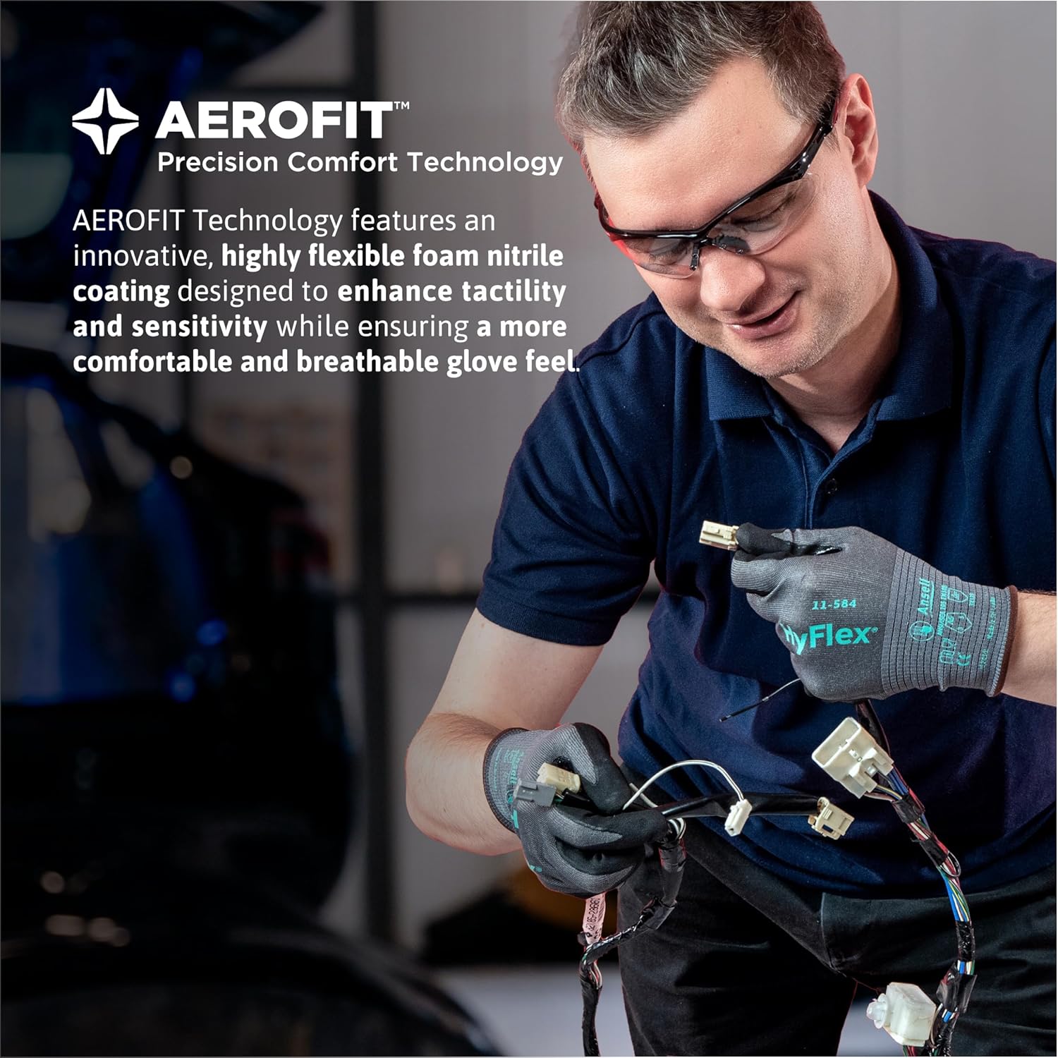 Unboxing the buy Ansell HyFlex work gloves,Ansell HyFlex worth buying,HyFlex gloves pros cons,best cut resistant work gloves,HyFlex vs other work gloves,should I buy HyFlex gloves package showing gloves and any included accessories