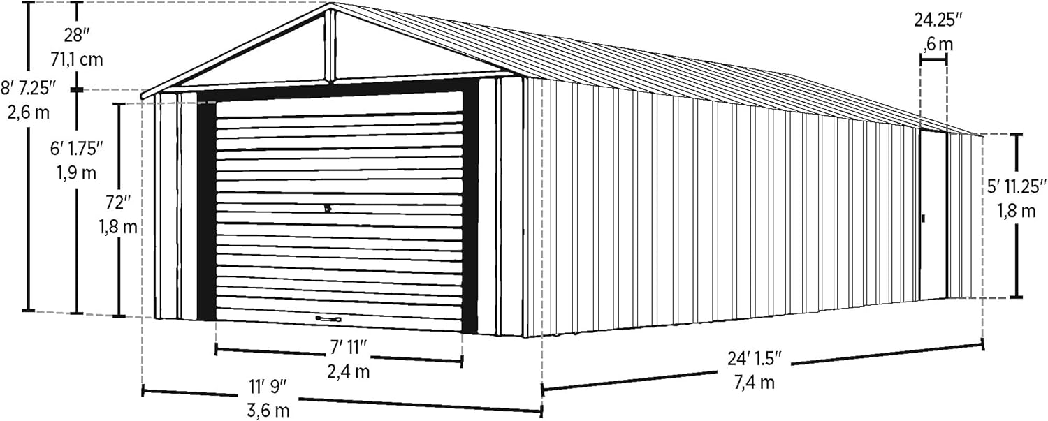 buy Arrow Murryhill Garage 12x24,Arrow Murryhill Garage pros cons,best metal garage shed 12x24,Arrow Murryhill vs builtright shed,should I buy Arrow Murryhill garage,prefab garage worth buying unboxing and complete package contents