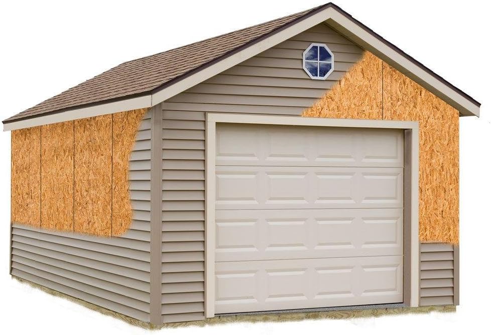 buy Best Barns 12x24 garage kit,best 12x24 garage kit worth buying,Best Barns Greenbriar 12x24 pros cons,12x24 garage kit with no floor,where to get Best Barns garage kit,single car garage kit wood frame - detailed features and technical specifications