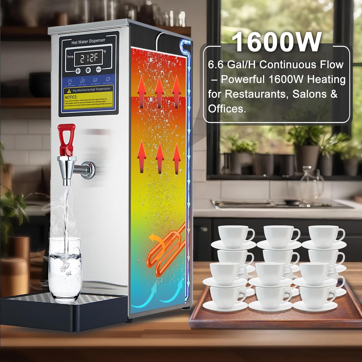 buy CAZACHEF commercial water boiler,CAZACHEF water dispenser worth buying,best commercial hot water machine,CAZACHEF boiler pros and cons,commercial water dispenser vs alternatives,should I buy a CAZACHEF water boiler unboxing and complete package contents