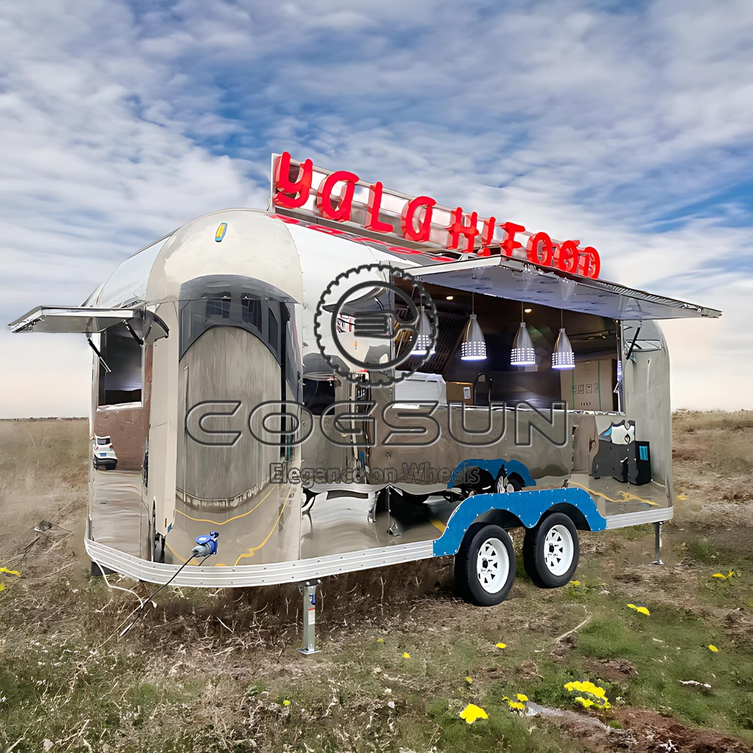 buy COGSUN Mirror Food Trailer,should I buy a Mirror Food Trailer,COGSUN Mirror Food Trailer pros cons,Mirror Food Trailer worth buying,best mobile food trailer,COGSUN vs other food trucks unboxing and complete package contents