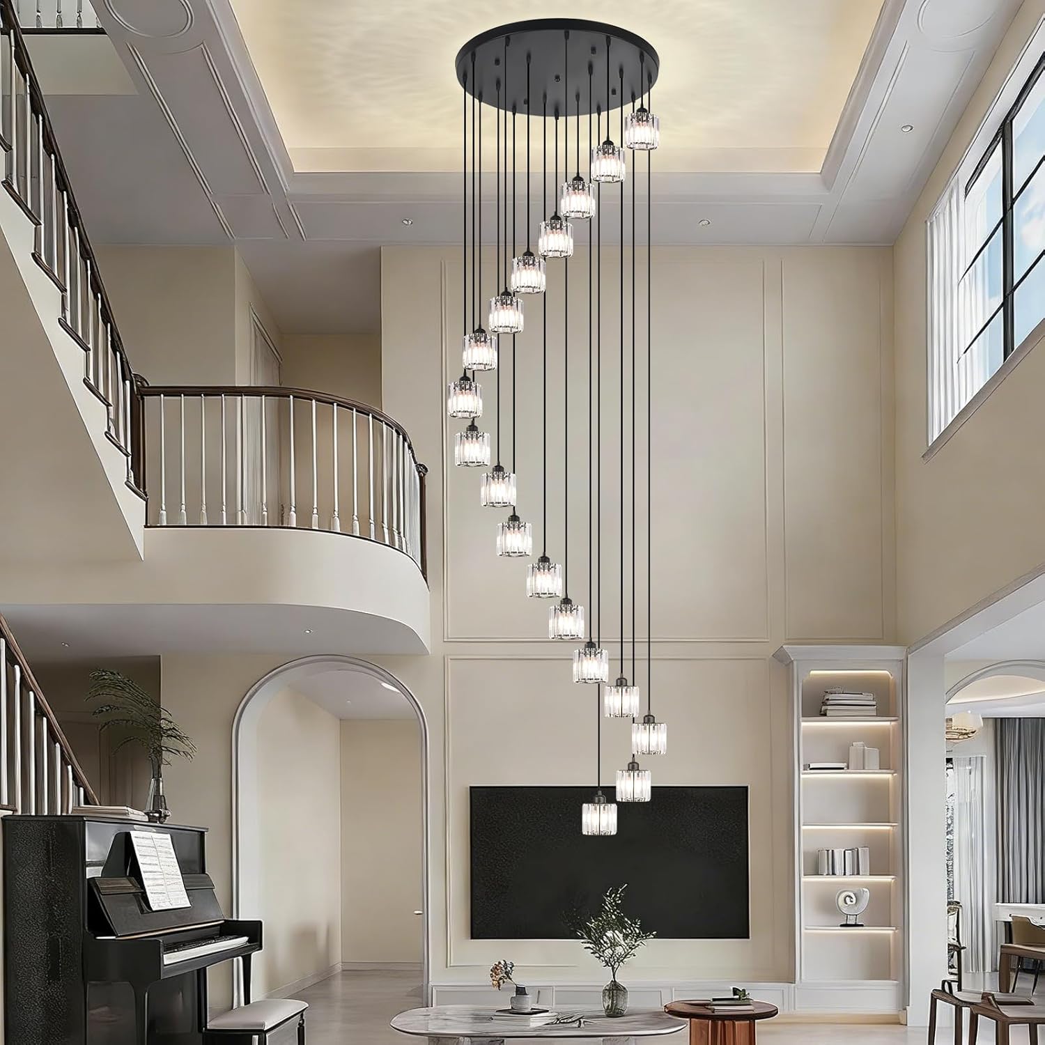 Step-by-step guide for buy Cainjiazh raindrop chandelier,Cainjiazh chandelier worth buying,best long pendant light for high ceilings,raindrop chandelier pros cons,should I buy a Cainjiazh chandelier,Cainjiazh vs other foyer lights - complete tutorial