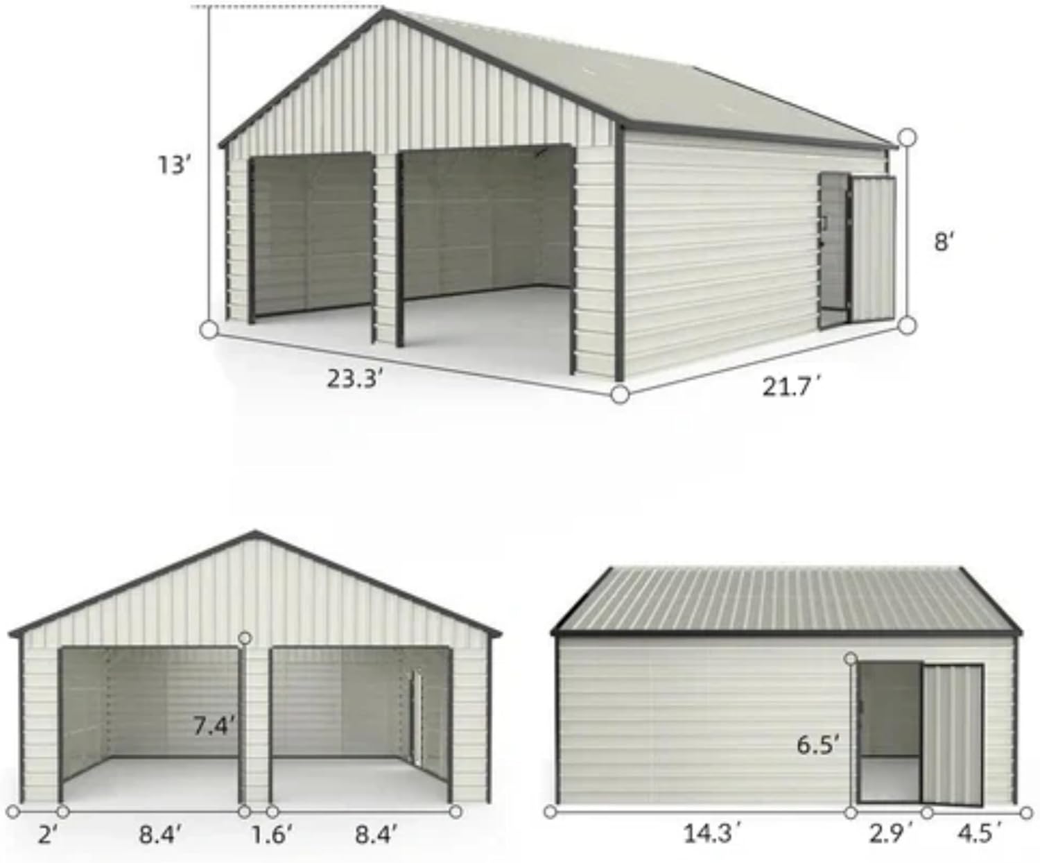 buy Chery Industrial double garage metal shed,Chery Industrial 23x22 metal shed worth it,best double garage metal shed for cars and trucks,Chery Industrial metal shed pros cons,should I buy a 23x22 metal garage shed,heavy duty outdoor storage building vs alternatives performance testing and real-world results