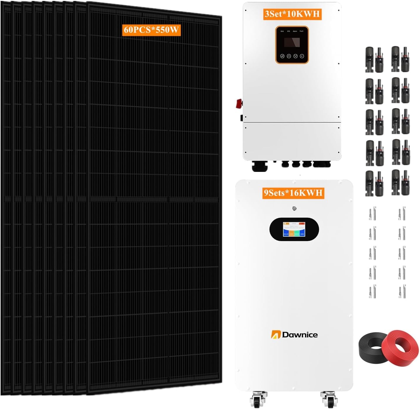 buy Dawnice 10KW solar power system,Dawnice 10KW solar system worth buying,best 10KW hybrid solar kit,Dawnice 10KW pros and cons,10KW solar system complete kit,should I buy Dawnice solar system - detailed features and technical specifications