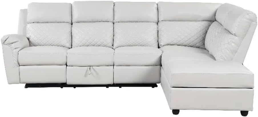 buy Duyhbawrs reclining sectional,Duyhbawrs sectional worth buying,best reclining sectional with cup holders,white faux leather sectional pros cons,should I buy a Duyhbawrs sofa,reclining sectional with console vs alternatives - detailed features and technical specifications