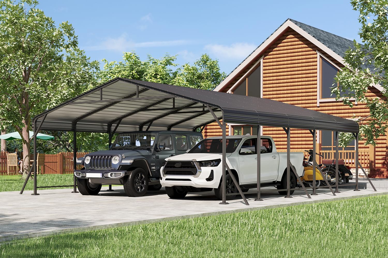 buy EROMMY 20x24 metal carport,EROMMY carport worth buying,best heavy duty metal carport,EROMMY 20x24 pros cons,metal carport vs alternatives,should I buy EROMMY carport - detailed features and technical specifications