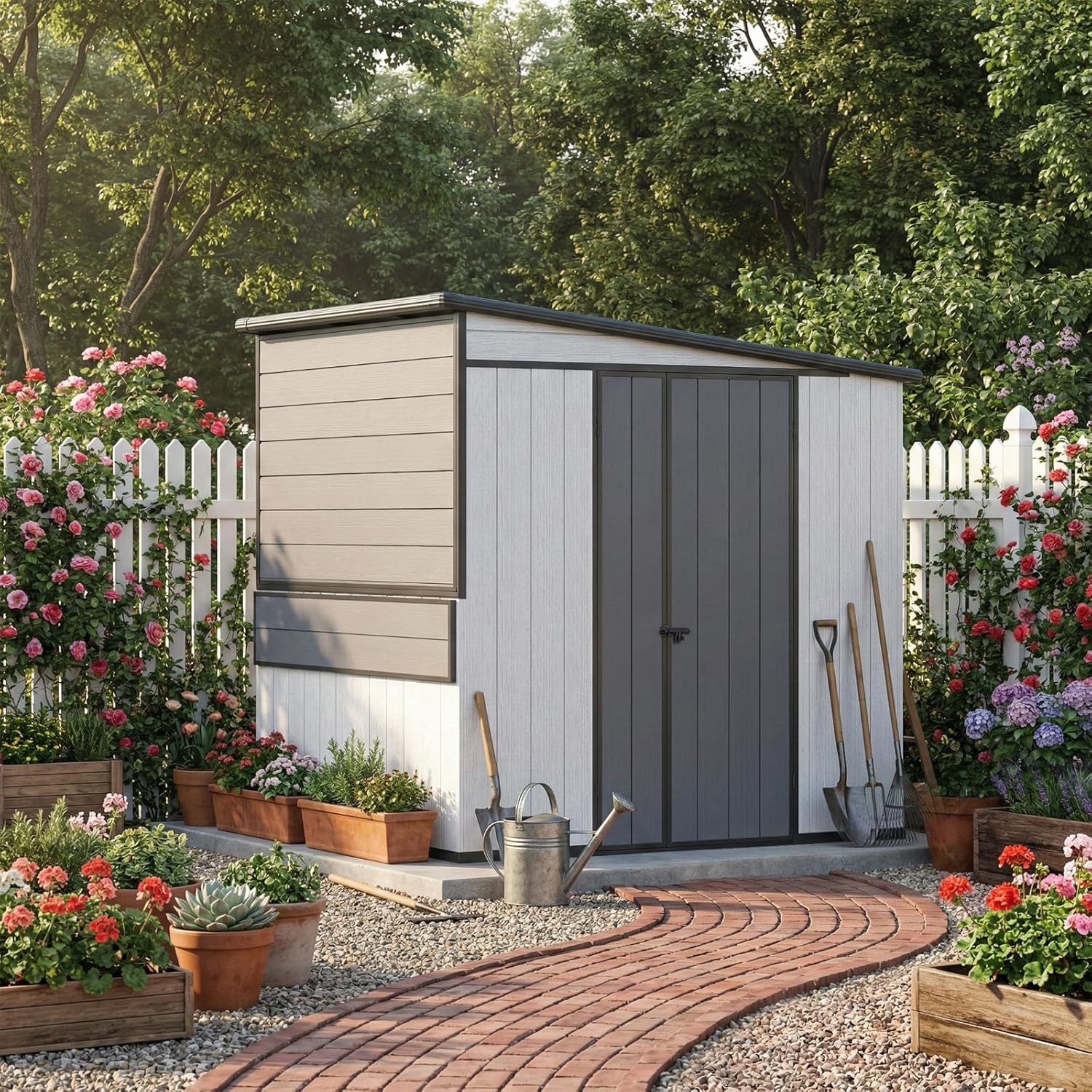 buy EROMMY 7x6ft bar shed,should I buy EROMMY bar shed,EROMMY bar shed vs alternatives,EROMMY 7x6ft shed pros cons,EROMMY bar shed worth buying,best 2-in-1 backyard shed unboxing and complete package contents