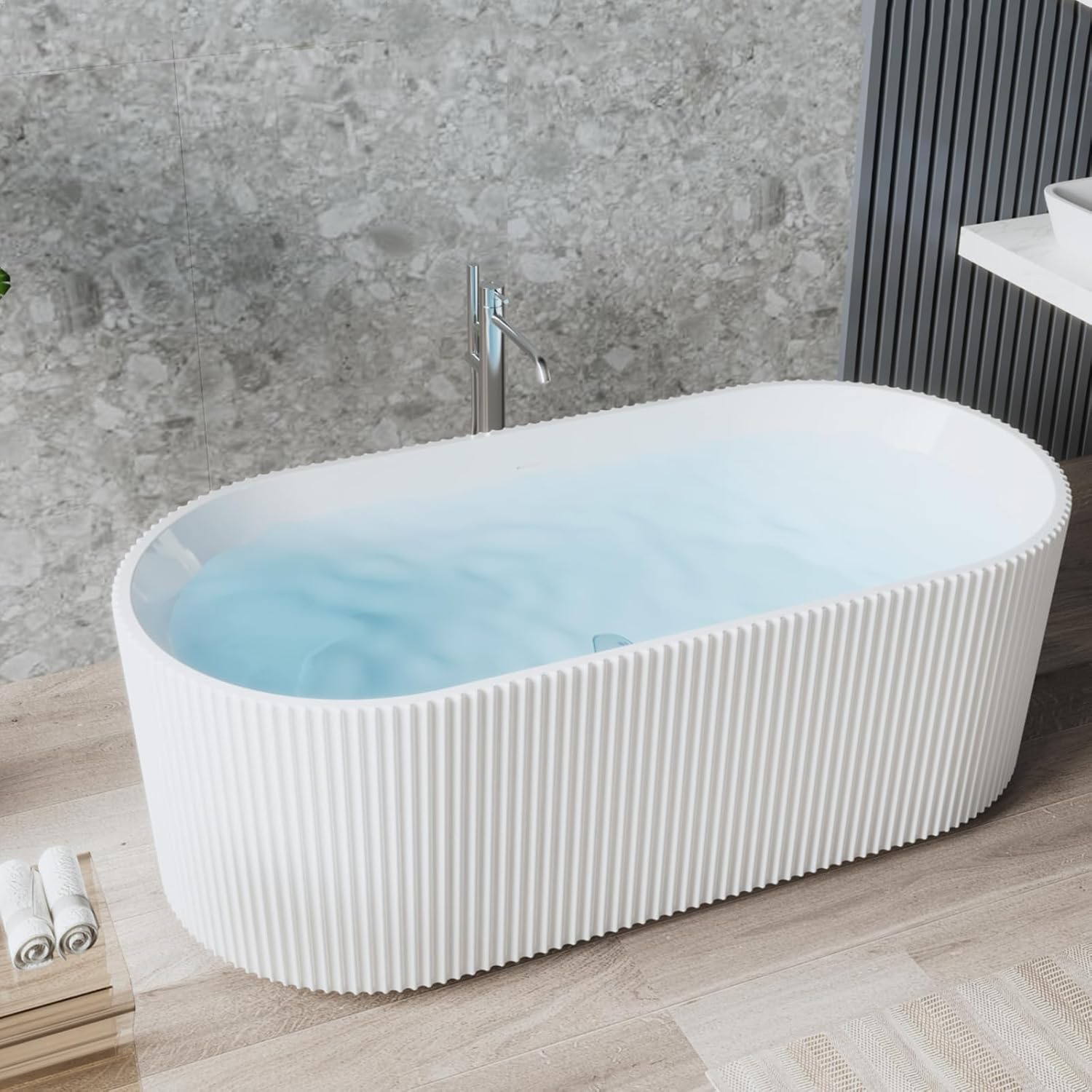 buy EliteEdge freestanding bathtub,EliteEdge bathtub worth buying,best modern freestanding tub,EliteEdge bathtub pros cons,should I buy a pleated bathtub,EliteEdge vs other bathtubs unboxing and complete package contents