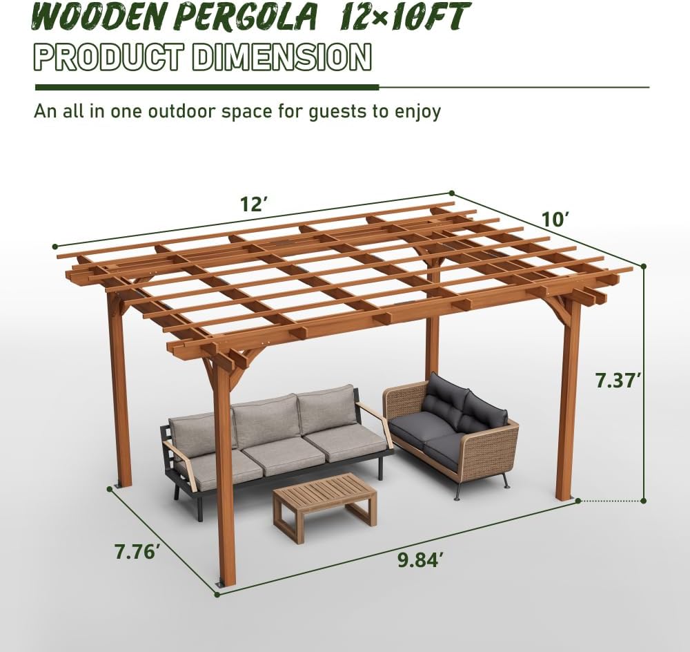 buy Elountik wood pergola,Elountik pergola worth buying,wood pergola pros cons,best outdoor pergola for plants,should I buy a wooden pergola,Elountik pergola vs alternatives unboxing and complete package contents
