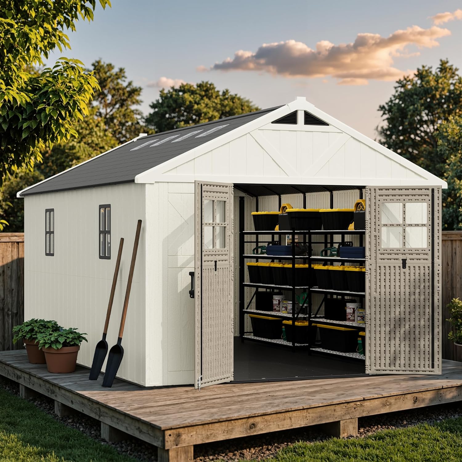 Step-by-step guide for buy GUNJI 10x14 resin outdoor shed,GUNJI 10x14 resin shed pros cons,best resin outdoor storage shed,GUNJI plastic shed worth buying,resin shed vs metal shed durability,should I buy GUNJI outdoor shed - complete tutorial