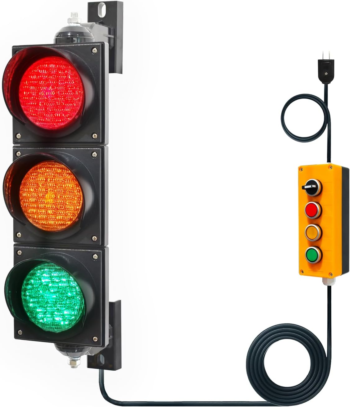 buy Gajttr 100-3 traffic light,Gajttr 100-3 worth buying,best industrial traffic light,Gajttr 100-3 pros cons,traffic light button control,should I buy Gajttr traffic light - detailed features and technical specifications