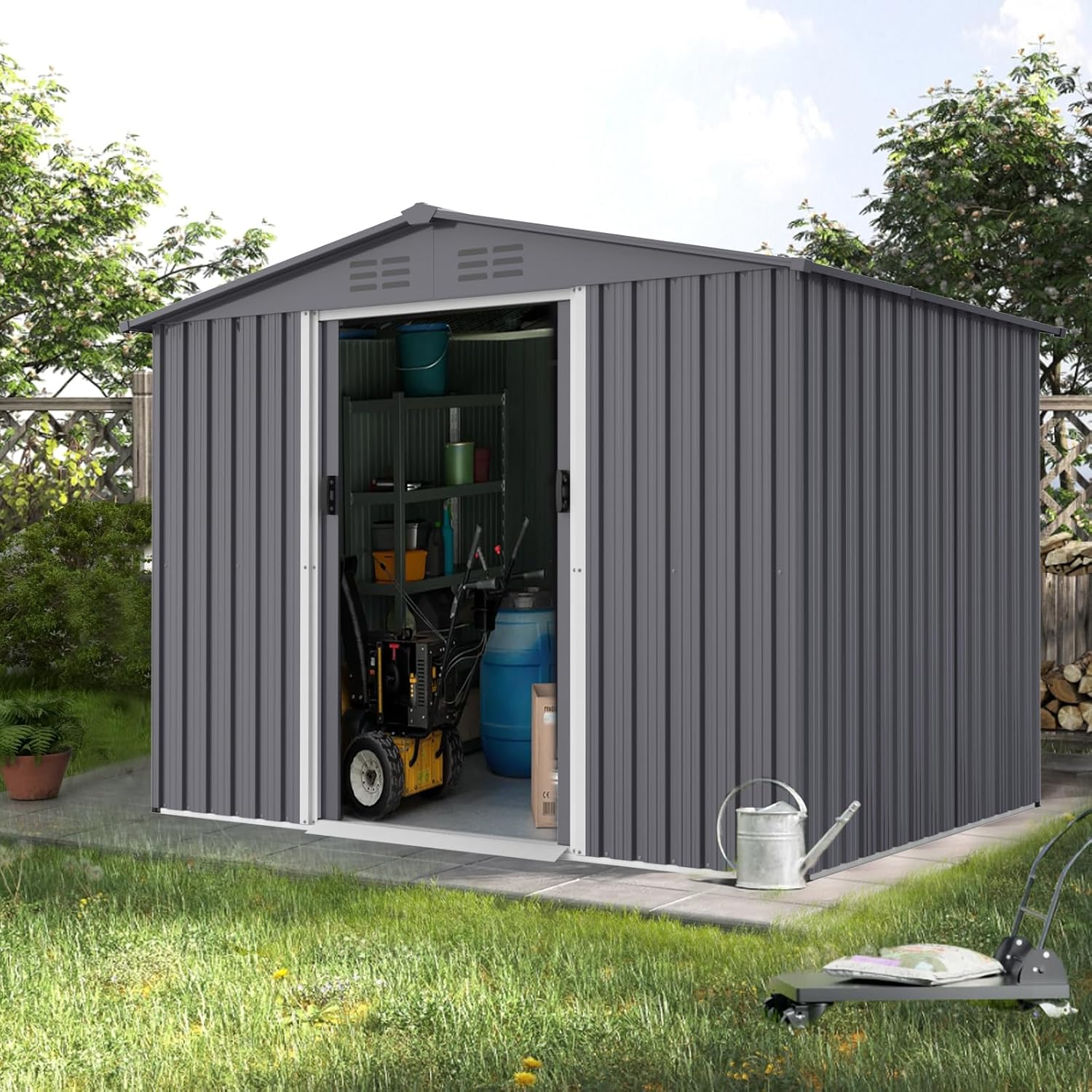 buy Ginkartu metal tool shed,Ginkartu shed worth buying,best 8x6 metal storage shed,Ginkartu tool shed pros cons,metal tool shed vs plastic,should I buy a Ginkartu shed performance testing and real-world results