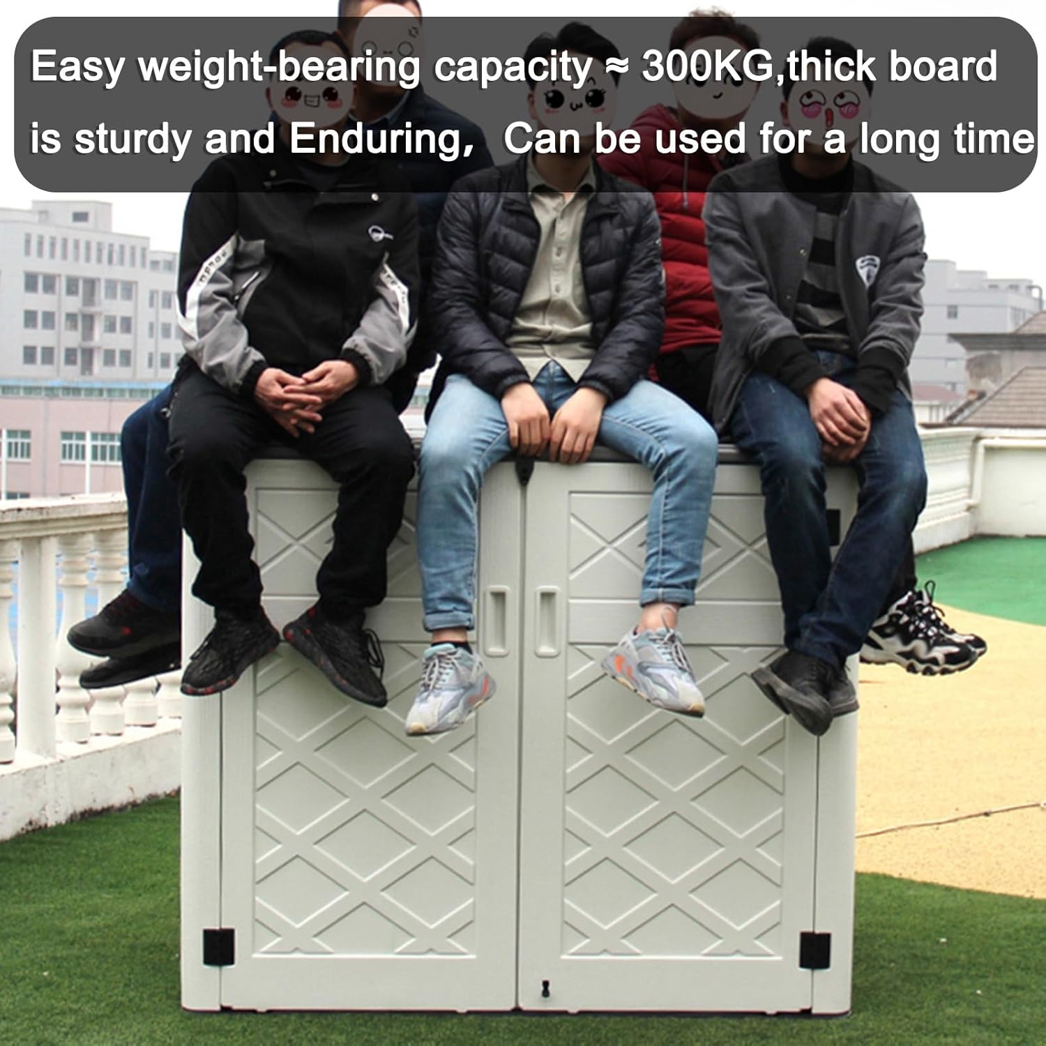 buy HPFHSJ plastic storage shed,HPFHSJ storage shed worth buying,plastic outdoor shed with floor pros cons,HPFHSJ shed vs Suncast,lockable plastic shed for small yard,best compact outdoor storage shed performance testing and real-world results