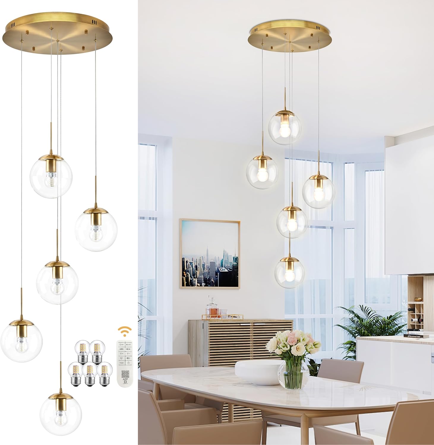 buy KoKo&Yukina globe chandelier,KoKo&Yukina chandelier worth buying,best adjustable pendant lights,globe chandelier pros cons,should I buy a KoKo&Yukina light,modern gold chandelier vs alternatives - detailed features and technical specifications
