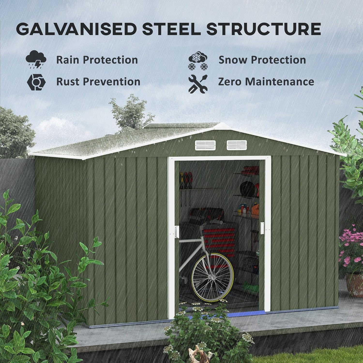 buy LUOBBDSE 9x6 metal shed,9x6 metal shed worth buying,LUOBBDSE shed pros cons,best 9x6 outdoor storage shed,9x6 galvanized steel shed vs alternatives,should I buy a 9x6 garden shed performance testing and real-world results