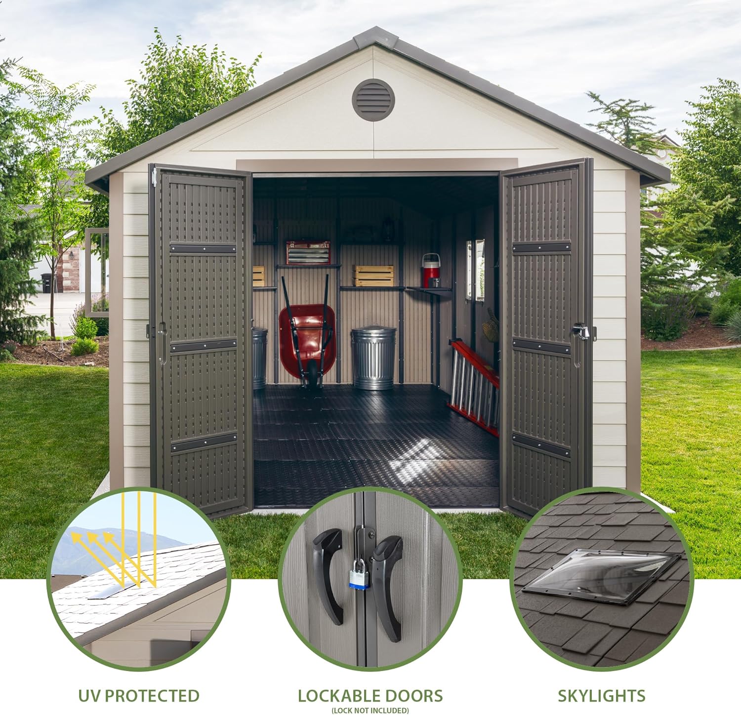 buy Lifetime 11 x 18.5 storage shed,Lifetime 11x18.5 shed worth buying,Lifetime outdoor storage shed pros cons,best large outdoor shed for lawn tools,Lifetime shed vs alternative storage,should I buy Lifetime 11 ft shed unboxing and complete package contents