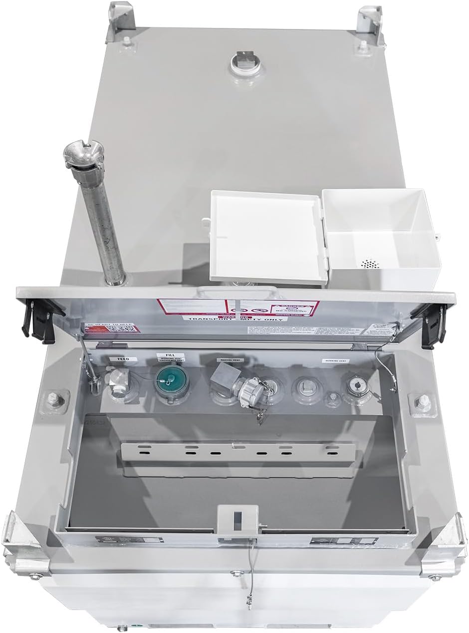 Step-by-step visual guide on setting up and using the LubePro tank, from placement to connecting a transfer pump - a practical look before you buy LubePro waste oil tank.
