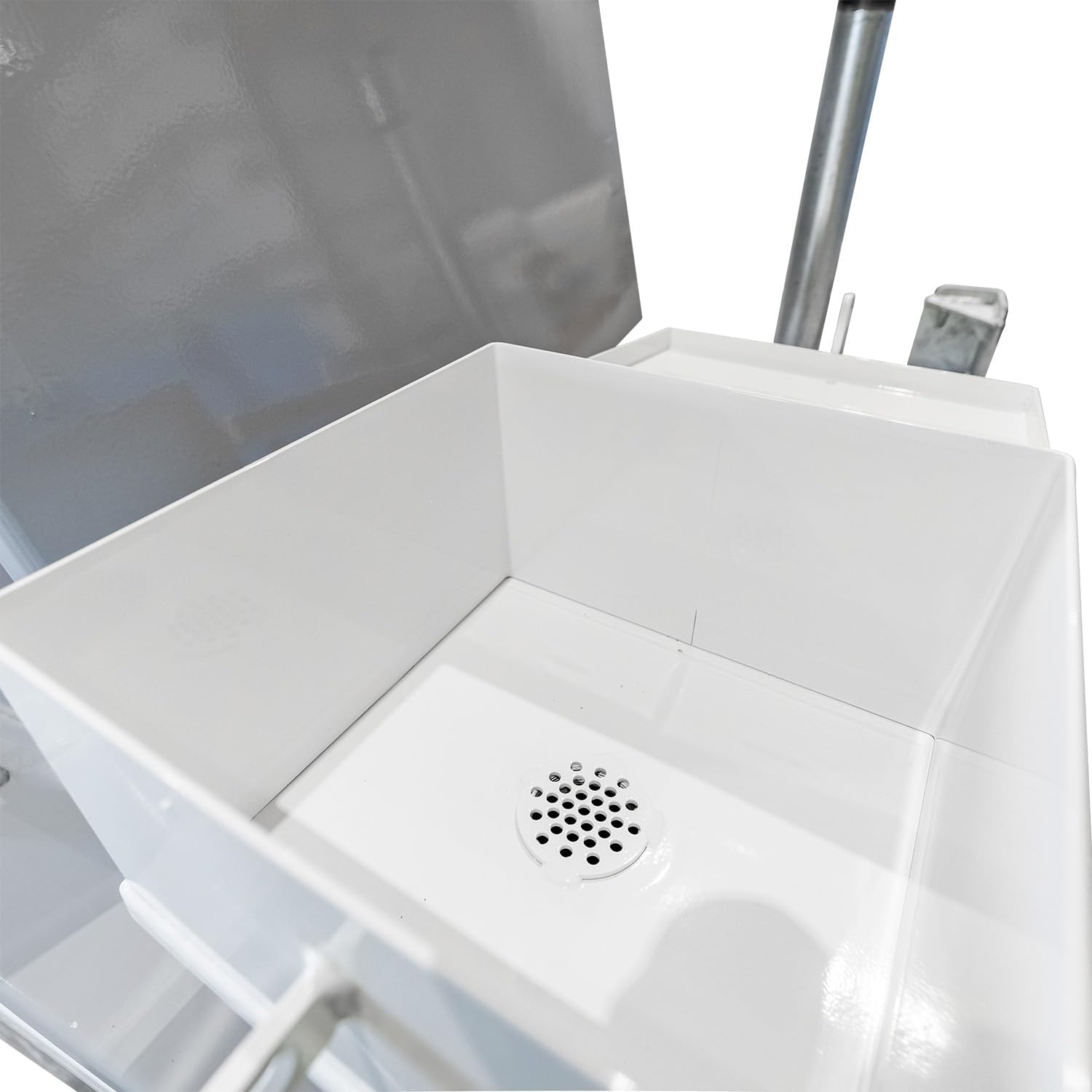 Real-world testing photo of the LubePro tank in a shop environment, showing its performance and integration - key for evaluating LubePro waste oil tank pros cons.