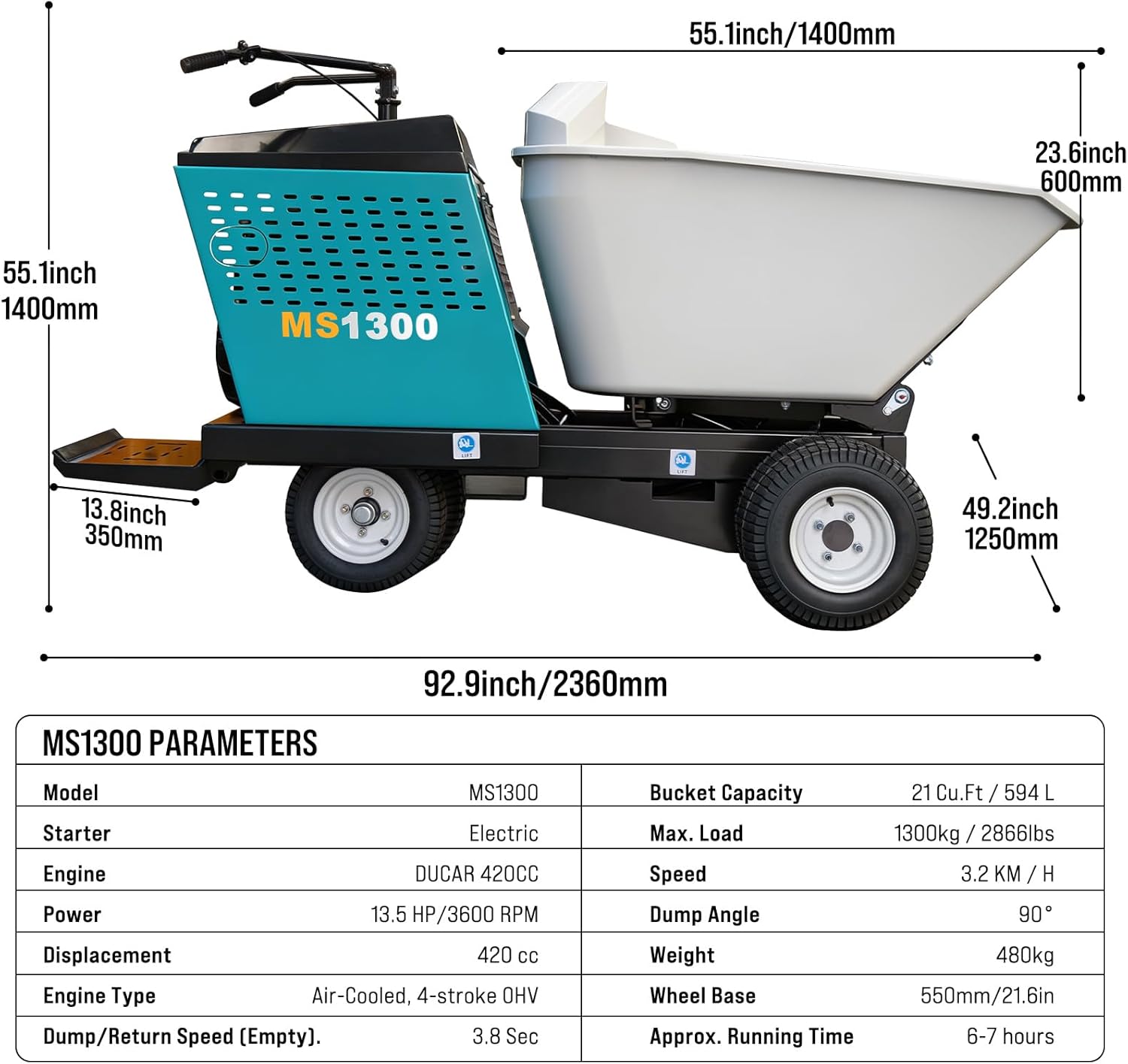buy MMS power wheelbarrow,MMS power buggy worth buying,best power dumper cart,MMS 2866lb buggy pros cons,power wheelbarrow vs alternatives,should I buy a ride-on power buggy unboxing and complete package contents