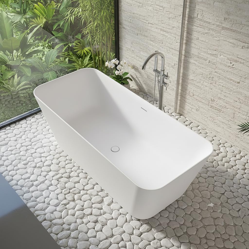 Step-by-step guide for buy MUIRYN stone resin bathtub,MUIRYN bathtub pros cons,stone resin freestanding tub worth buying,best freestanding soaking tub,MUIRYN 340-1700 bathtub honest,should I buy a MUIRYN bathtub - complete tutorial