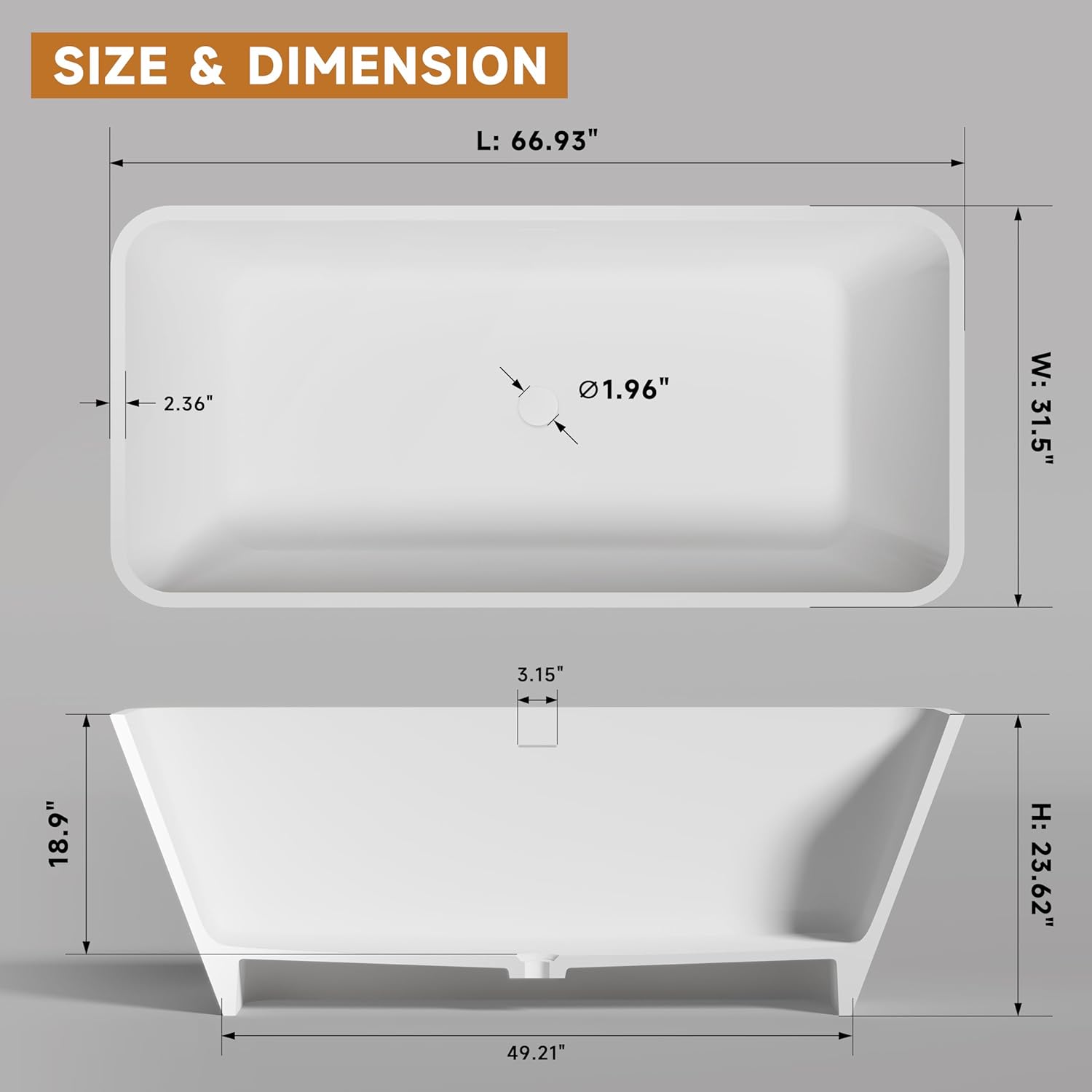 buy MUIRYN stone resin bathtub,MUIRYN bathtub pros cons,stone resin freestanding tub worth buying,best freestanding soaking tub,MUIRYN 340-1700 bathtub honest,should I buy a MUIRYN bathtub performance testing and real-world results