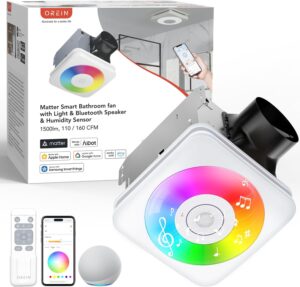 Image 1 of buy OREiN 4-in-1 smart bathroom fan