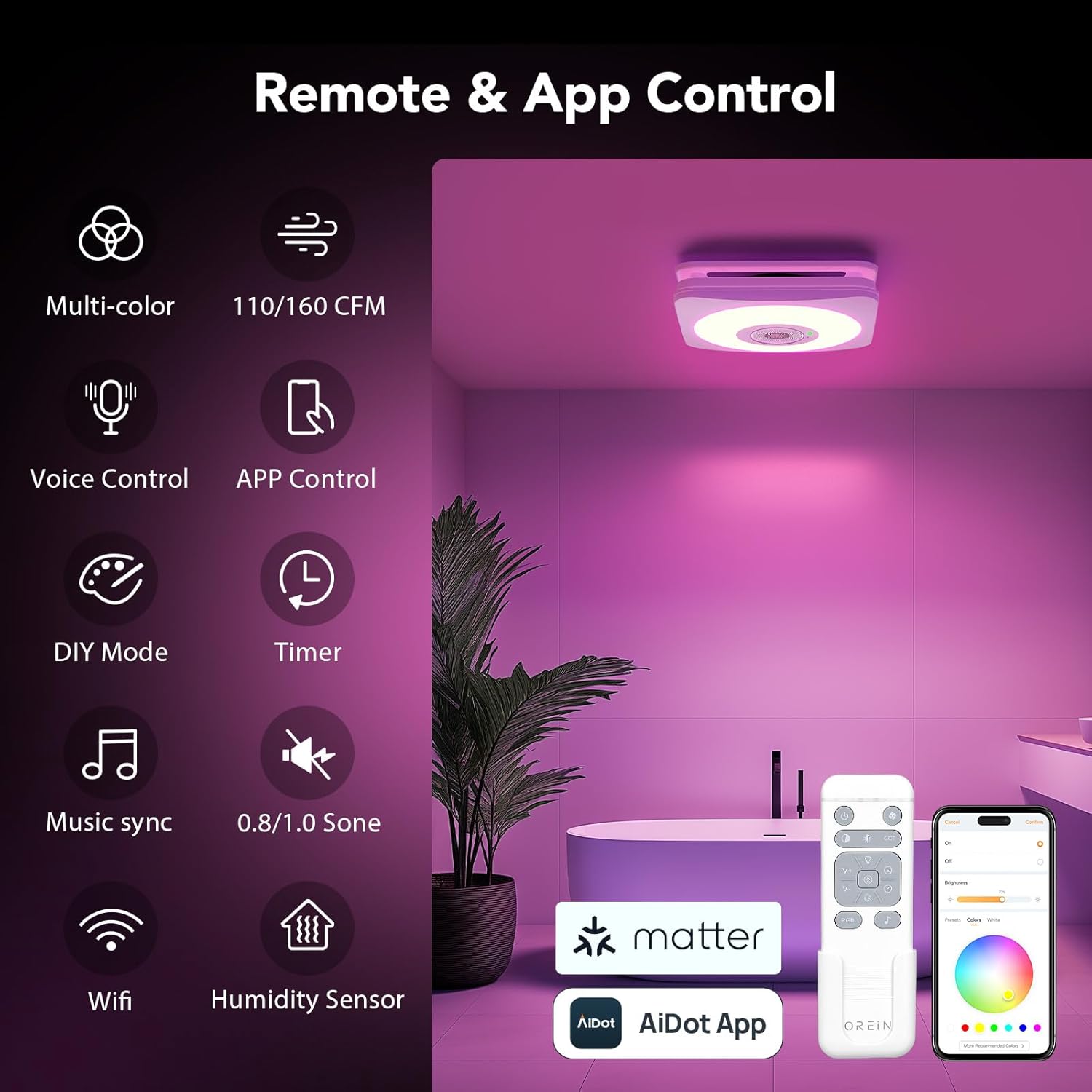 buy OREiN 4-in-1 smart bathroom fan,OREiN smart bathroom fan worth it,best smart bathroom exhaust fan,4-in-1 bathroom fan pros cons,Matter smart bathroom fan vs alternatives,should I buy the OREiN bathroom fan performance testing and real-world results