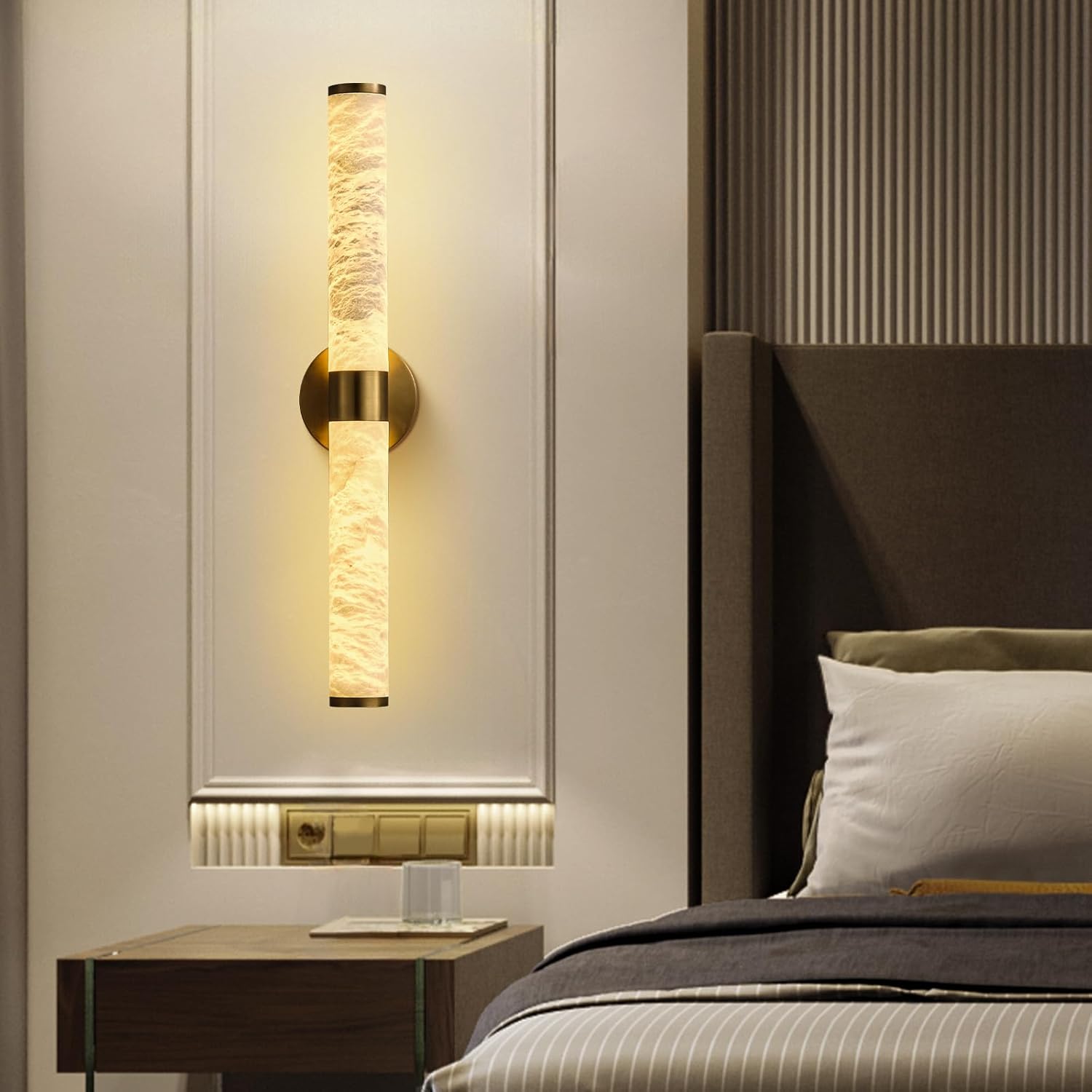 buy OSRoyce alabaster wall sconce,OSRoyce alabaster sconce worth buying,alabaster wall sconce pros cons,best natural marble wall lighting,OSRoyce sconce vs alternatives,should I buy alabaster wall lights unboxing and complete package contents