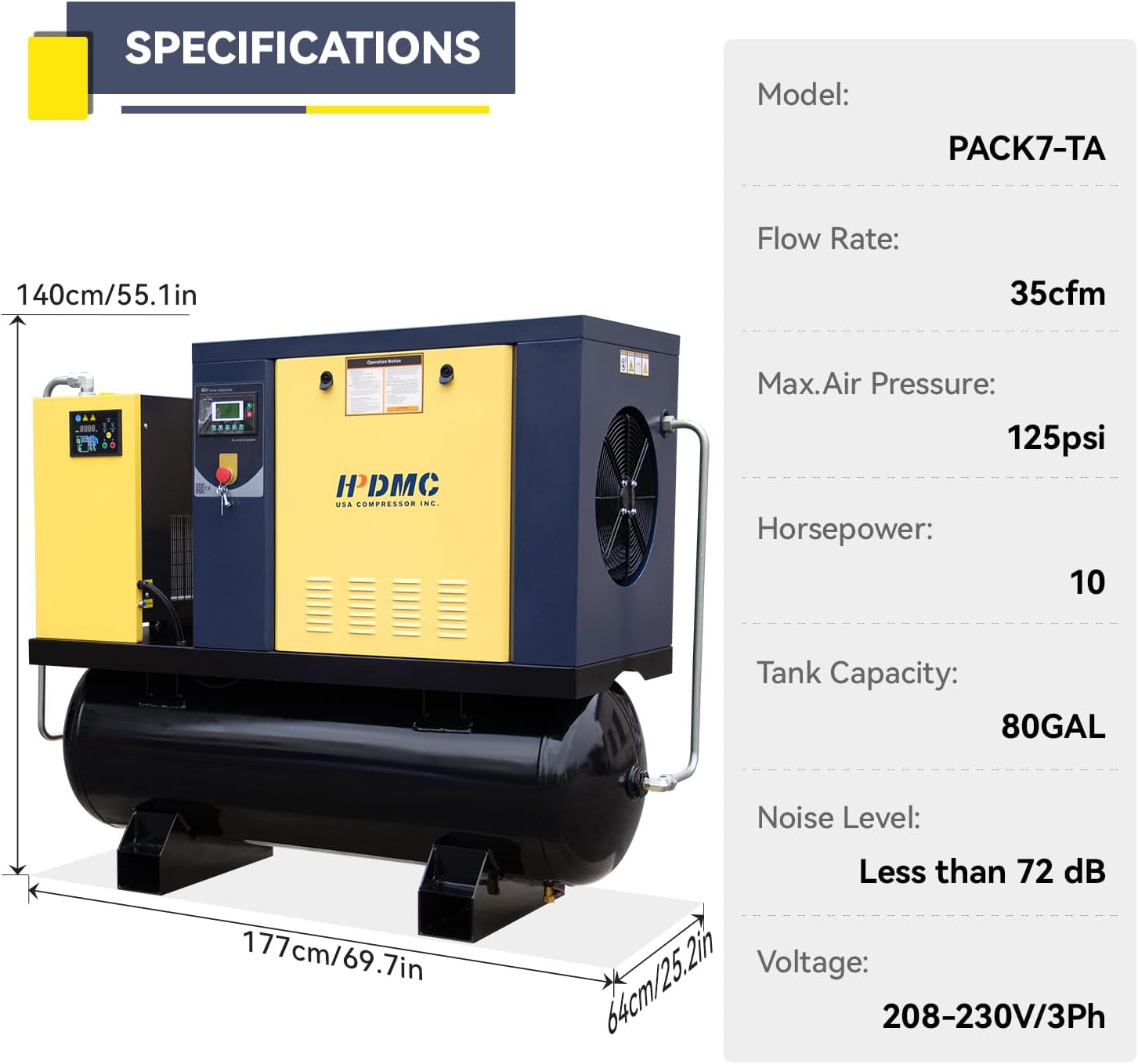 buy PACK7-TA 7.5KW air compressor,PACK7-TA 7.5KW worth buying,PACK7-TA 7.5KW pros cons,PACK7-TA vs alternatives,should I buy PACK7-TA compressor,best 7.5KW rotary screw compressor unboxing and complete package contents