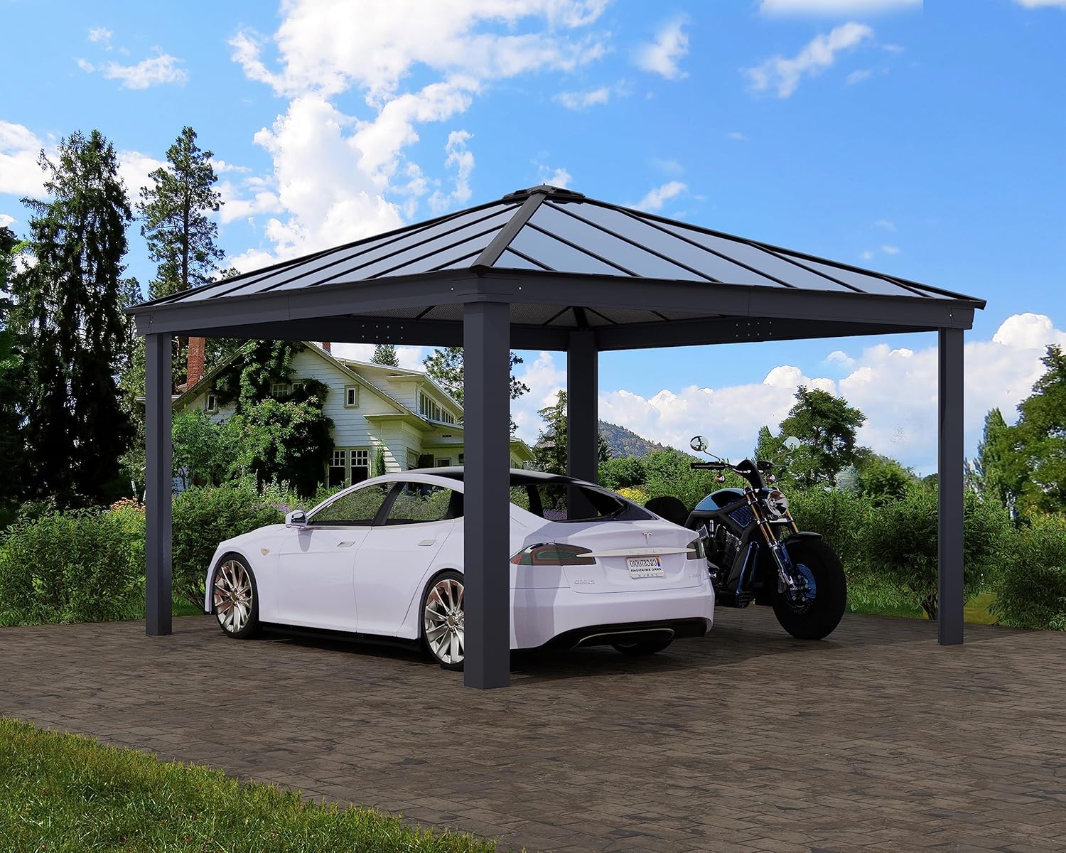 Step-by-step guide for buy Palram Canopia Colorado carport,best heavy duty metal carport,Palram Colorado carport pros and cons,14x14 carport worth buying,aluminum carport vs steel,DIY carport kit easy assembly - complete tutorial